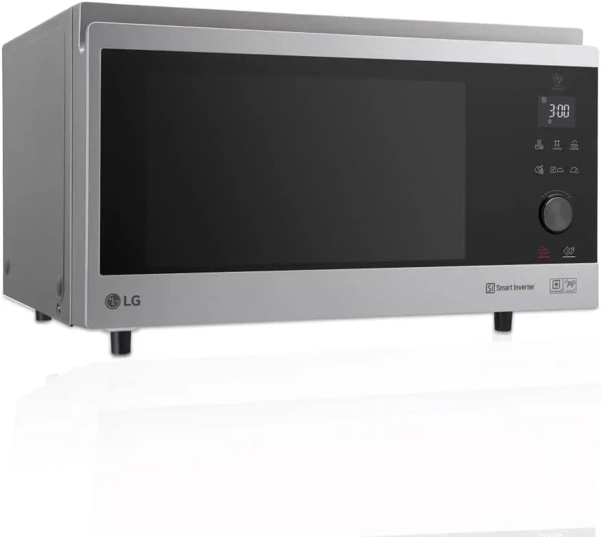 LG MJ3965BPS – Microwave Oven, 4 in 1, with Digital Display, 39 Litres and 1100 W, Smart Inverter and EasyClean Function, Faster Cooking, Keeps Flavor, Black