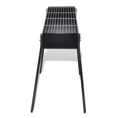 Barbacoa De Carbón Cuadrada Con Soporte Vidaxl
