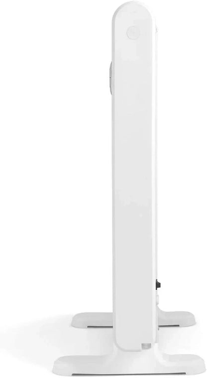 Orbegozo RRE 1510, Emisor térmico bajo consumo, 1500 W, 8 elementos reales, aluminio, mando a distancia, funcionamiento programable,botón de desconexión total, pared o pie, color blanco