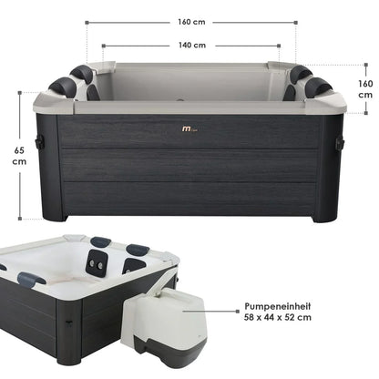 2026 Spa Whirlpool Oslo con iluminación LED