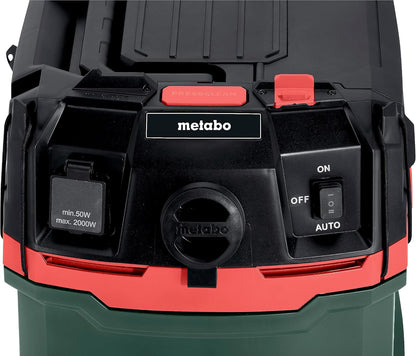 metabo ASA 30 L PC Aspirador Industrial, Aspiradora Seco y Húmedo 30L
