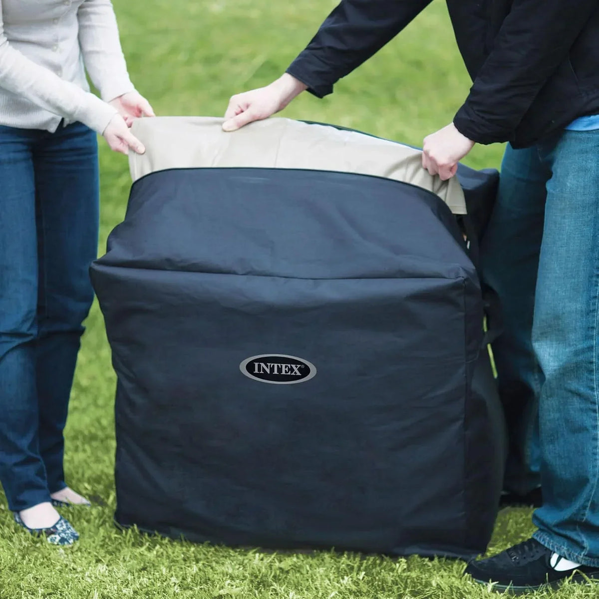 Intex SPA Hinchable 4 Personas Bubble Massage Navy (55084)