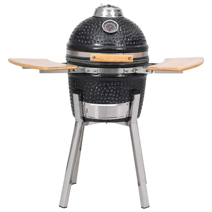 Kamado Barbacoa Parrilla Y Ahumador Cerámico 81 Cm Vidaxl